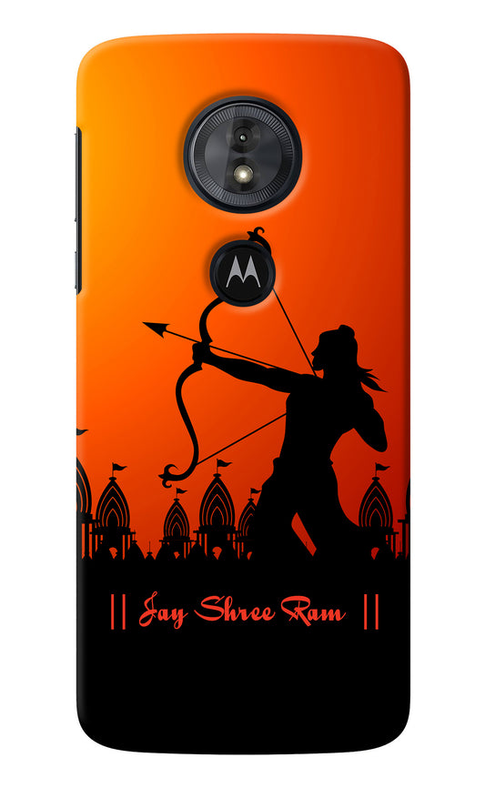 Lord Ram - 4 Moto G6 Play Back Cover