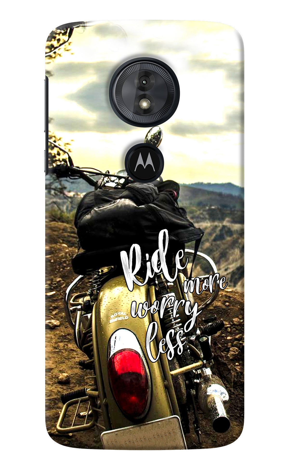 Ride More Worry Less Moto G6 Play Back Cover