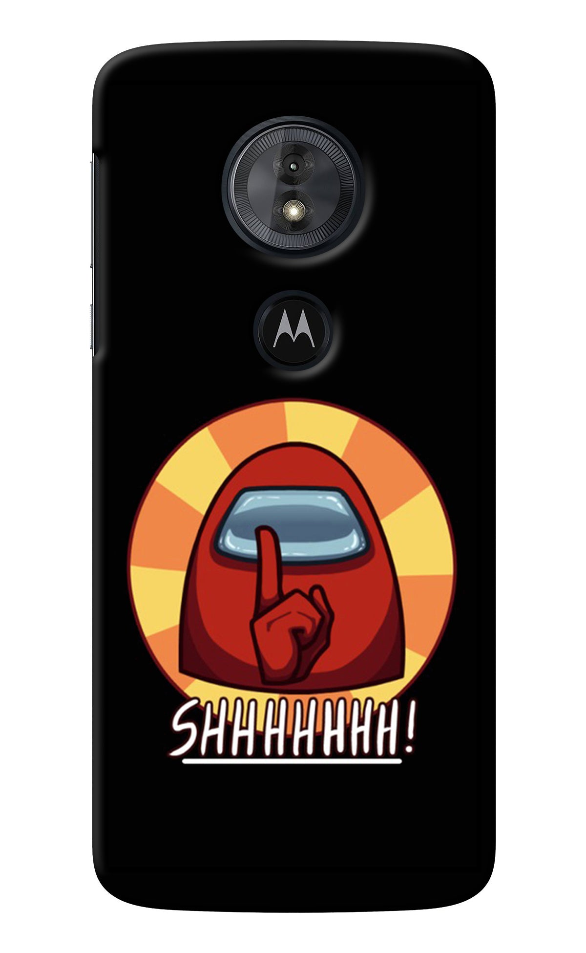 Among Us Shhh! Moto G6 Play Back Cover