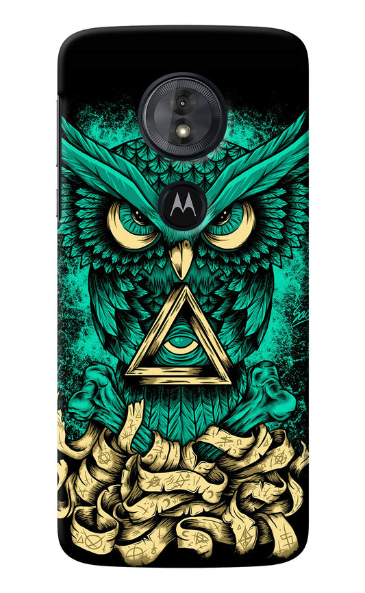 Green Owl Moto G6 Play Back Cover