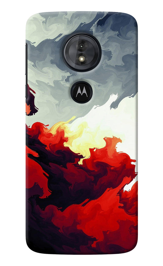 Fire Cloud Moto G6 Play Back Cover