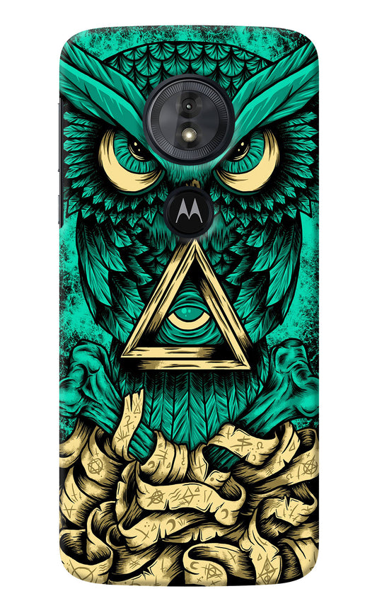 Green Owl Moto G6 Play Back Cover