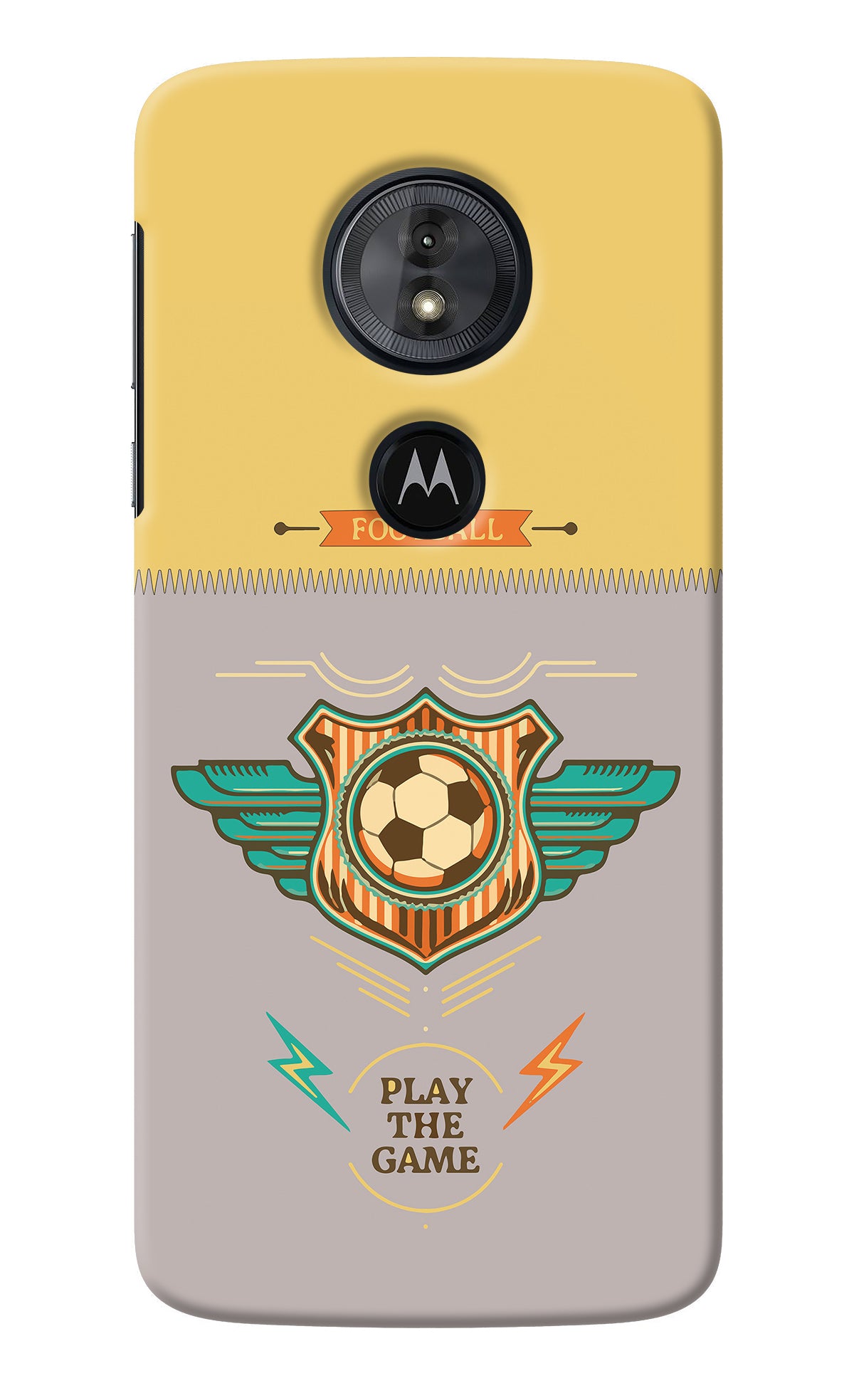 Football Moto G6 Play Back Cover