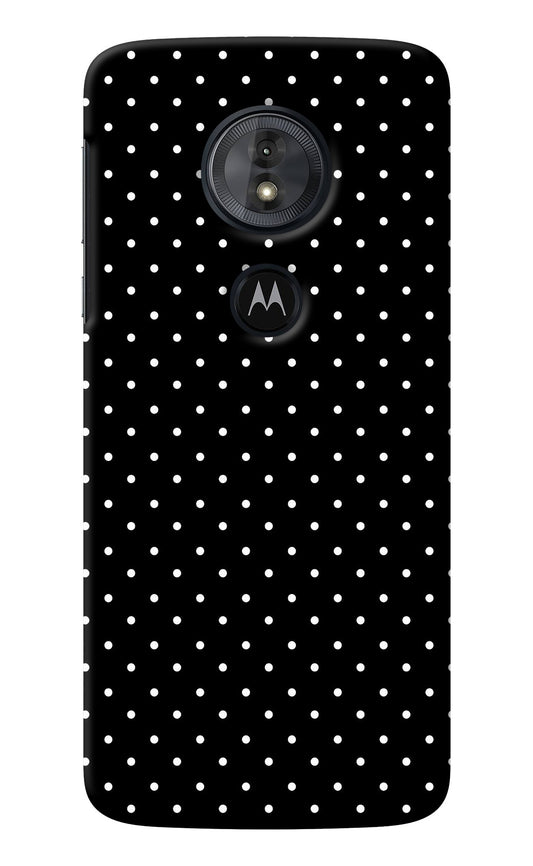 White Dots Moto G6 Play Back Cover