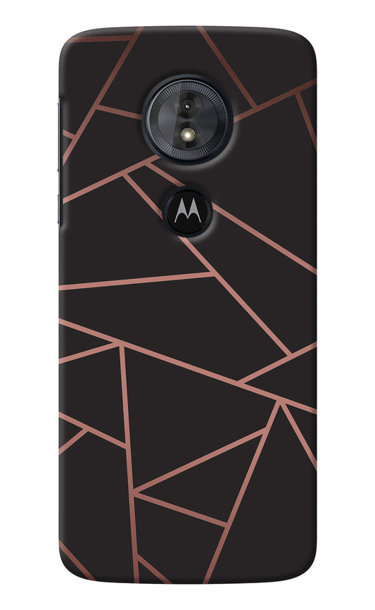 Geometric Pattern Moto G6 Play Back Cover