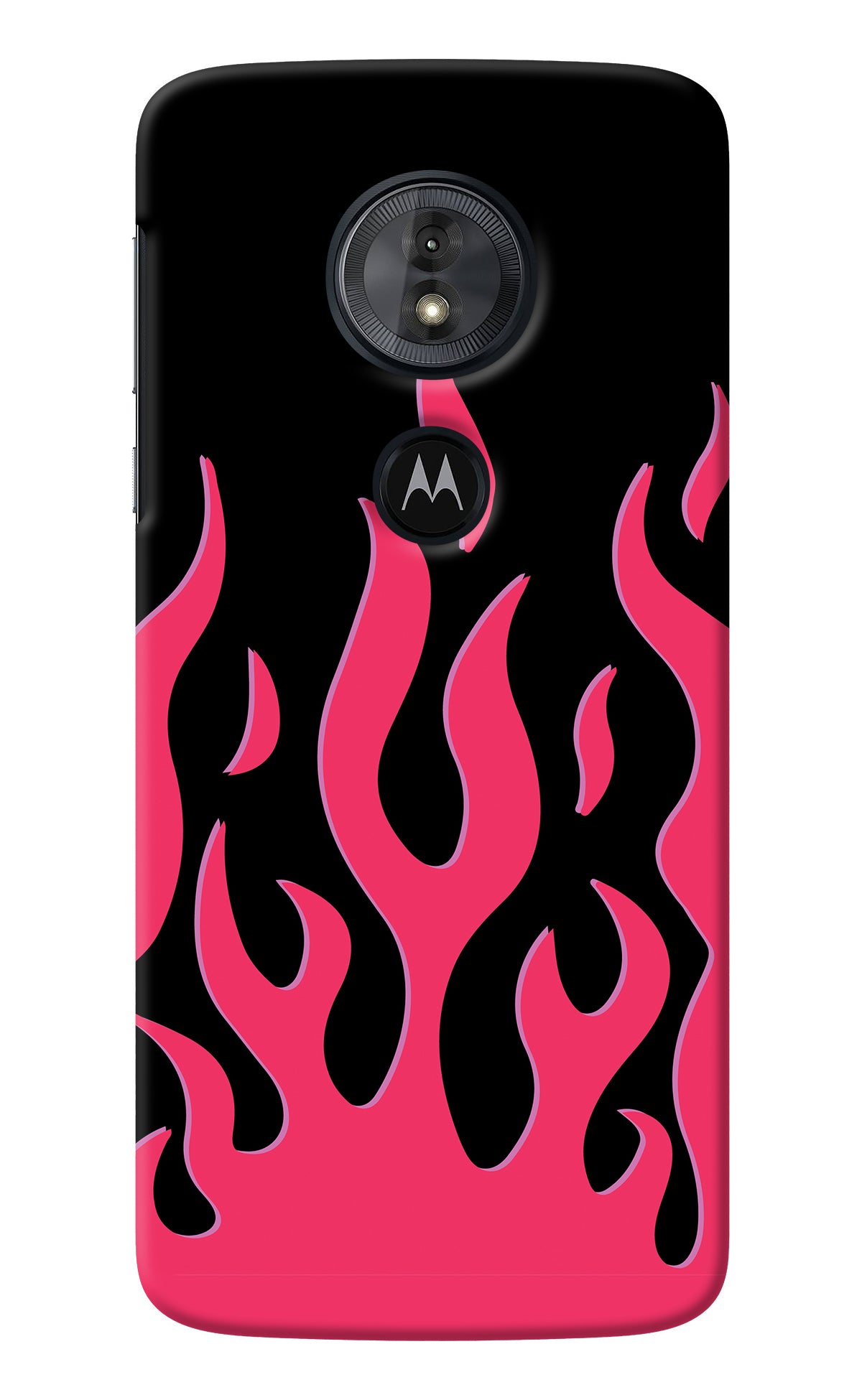 Fire Flames Moto G6 Play Back Cover