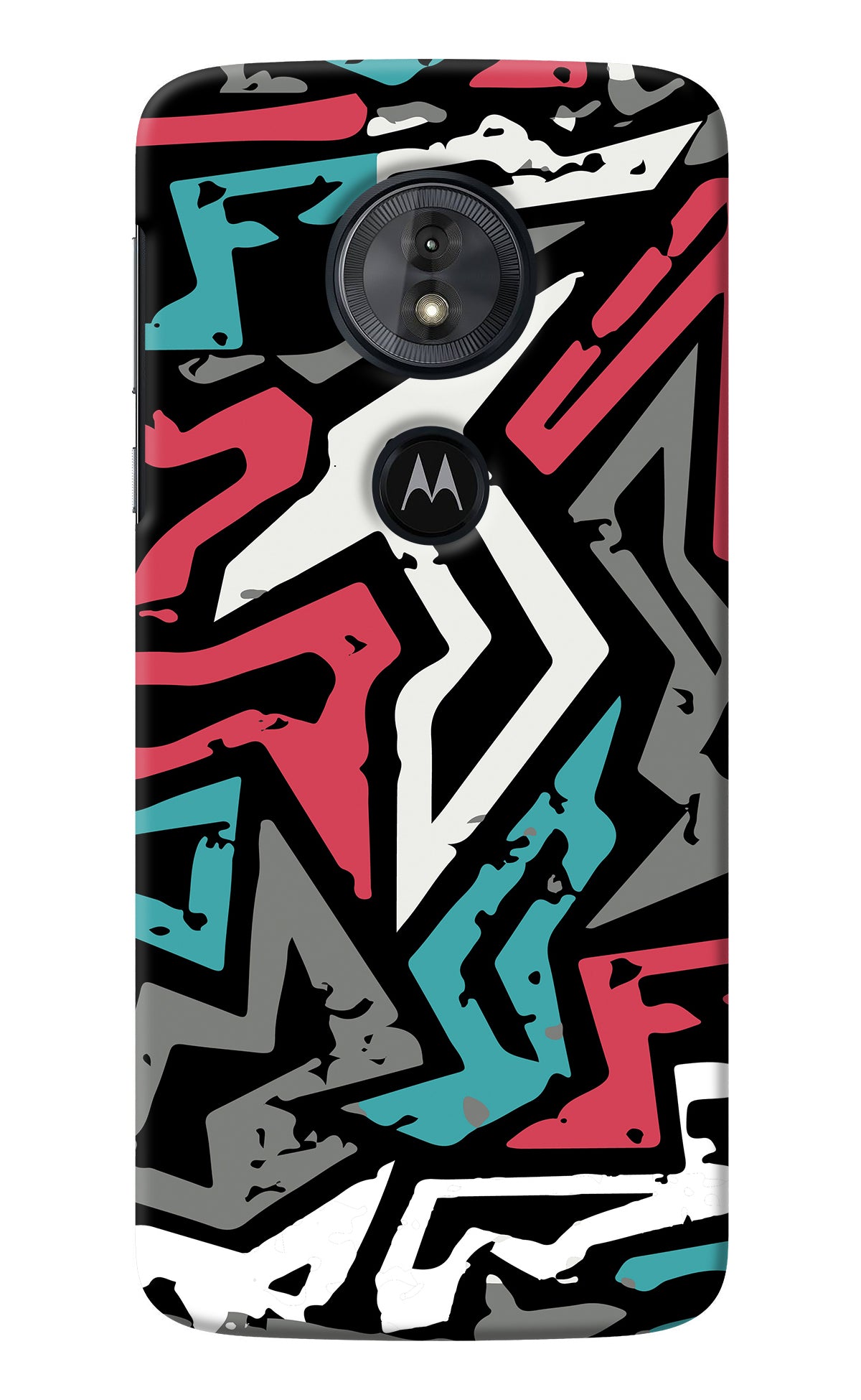 Geometric Graffiti Moto G6 Play Back Cover