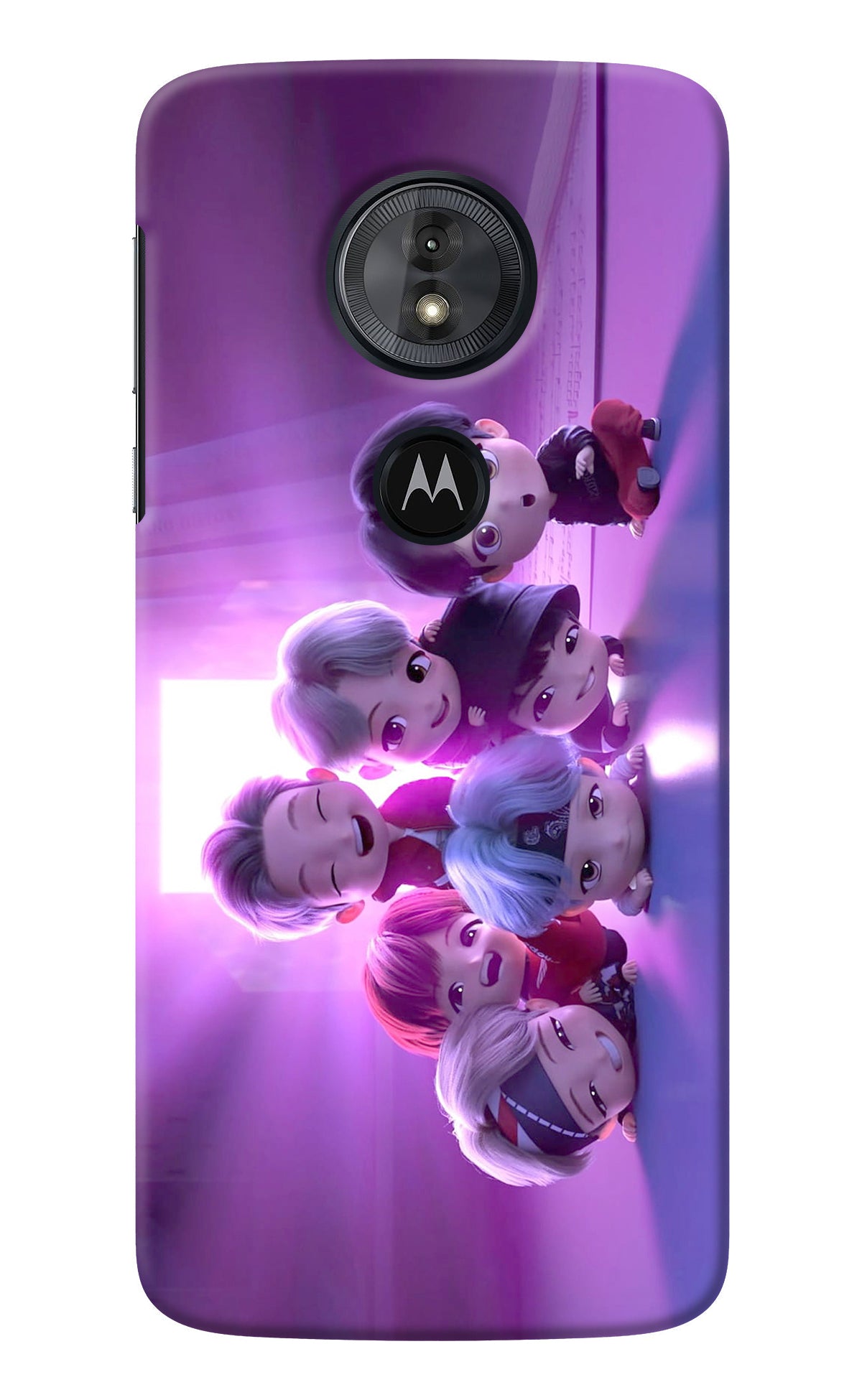 BTS Chibi Moto G6 Play Back Cover