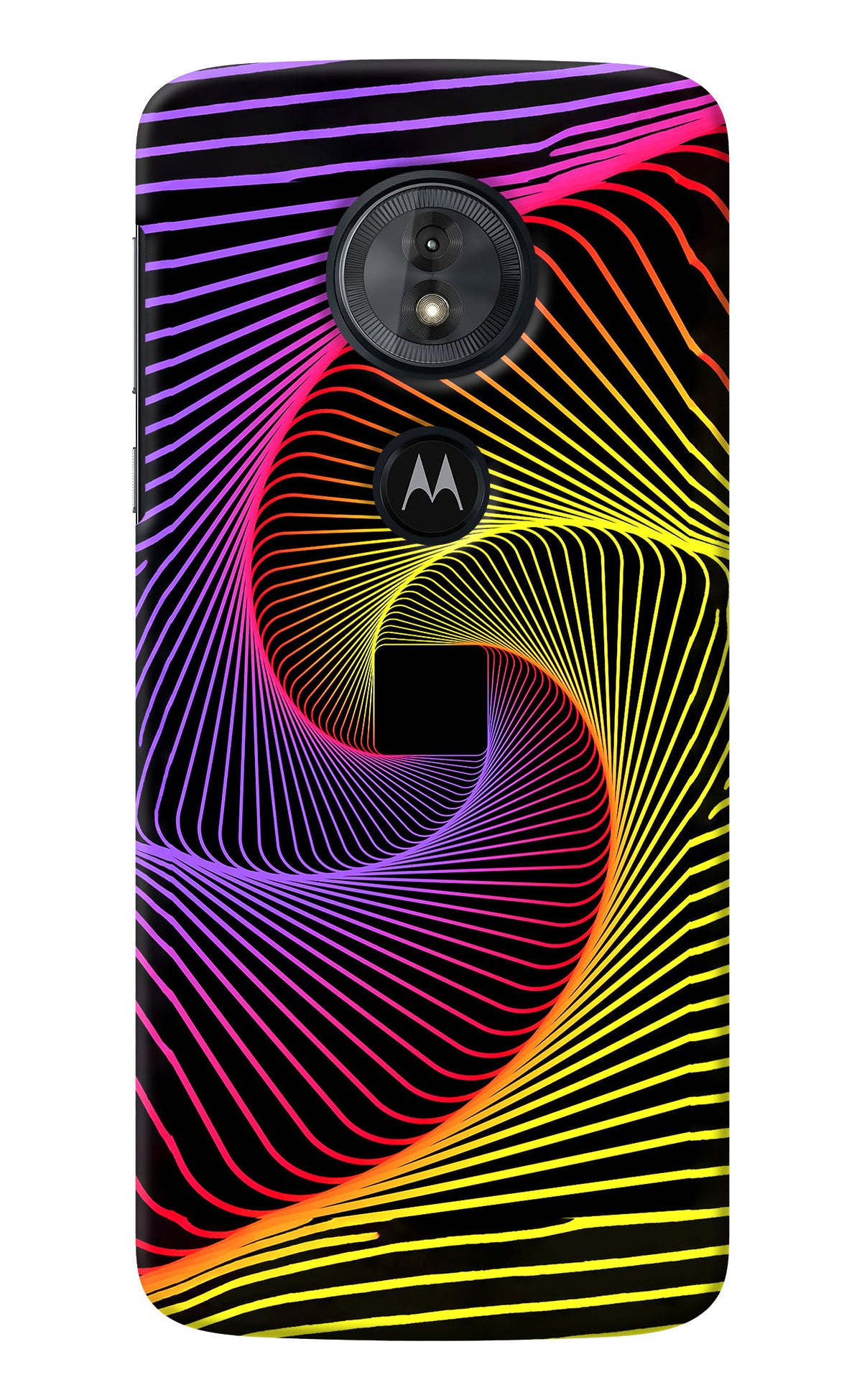 Colorful Strings Moto G6 Play Back Cover