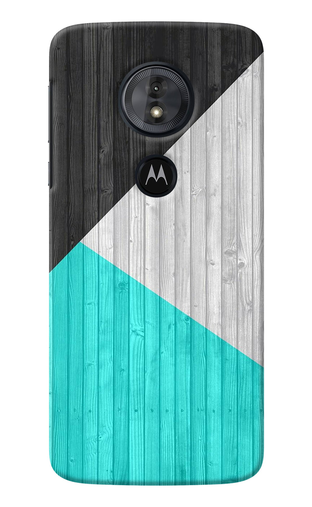 Wooden Abstract Moto G6 Play Back Cover