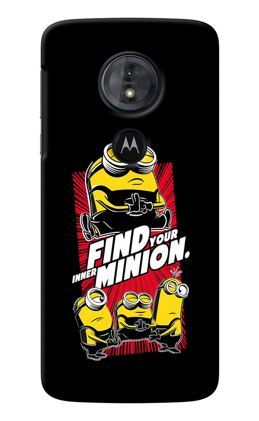 Find your inner Minion Moto G6 Play Back Cover