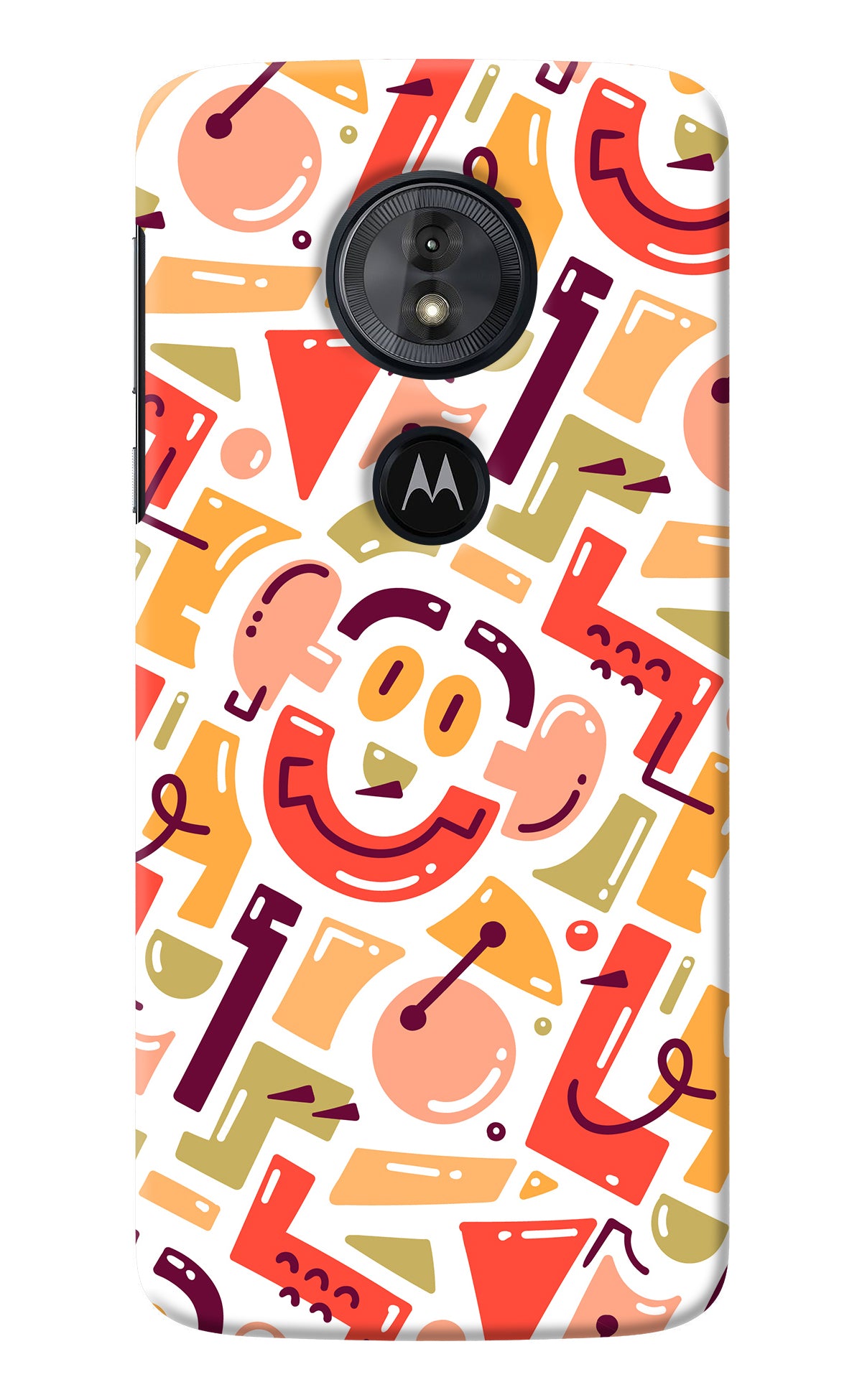 Doodle Pattern Moto G6 Play Back Cover