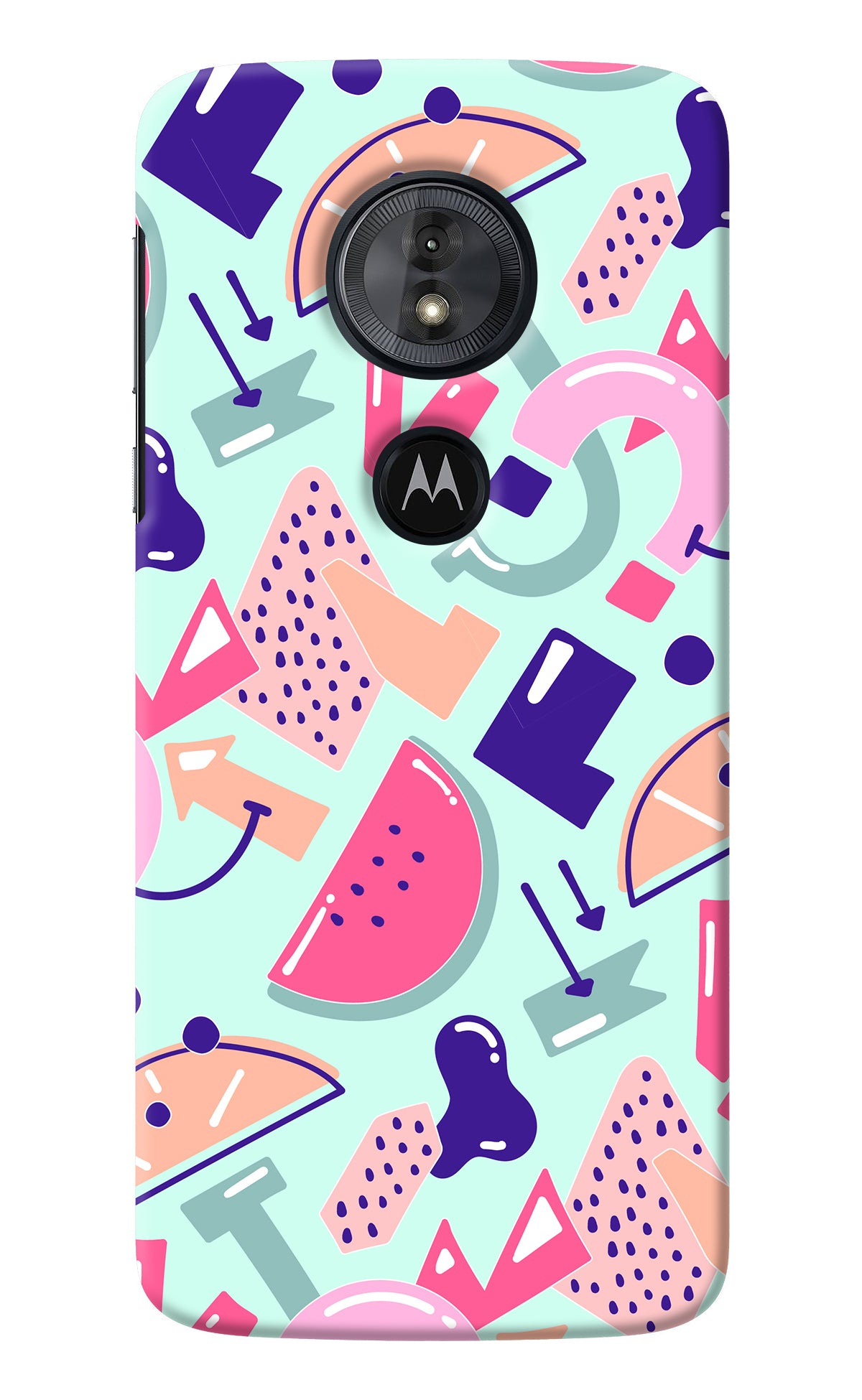 Doodle Pattern Moto G6 Play Back Cover