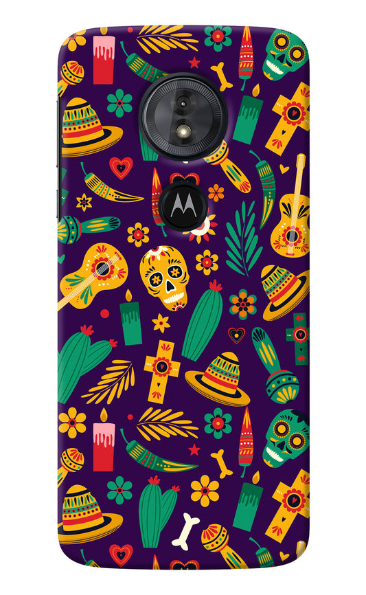 Mexican Artwork Moto G6 Play Back Cover