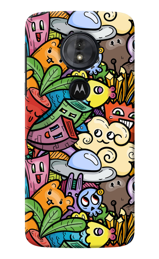 Veggie Doodle Moto G6 Play Back Cover