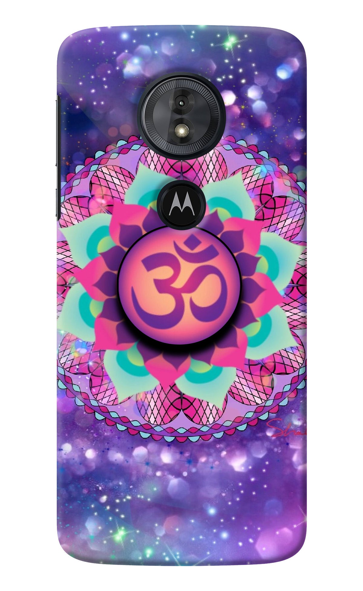 Om Purple Moto G6 Play Pop Case