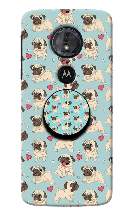 Pug Dog Moto G6 Play Pop Case