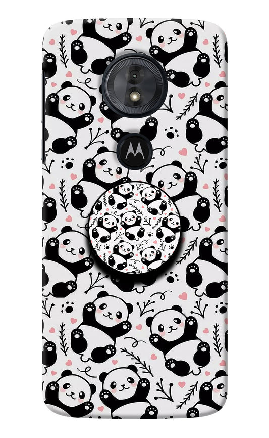 Cute Panda Moto G6 Play Pop Case