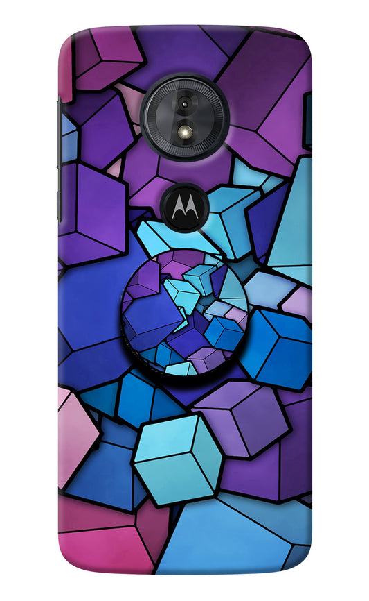 Cubic Abstract Moto G6 Play Pop Case