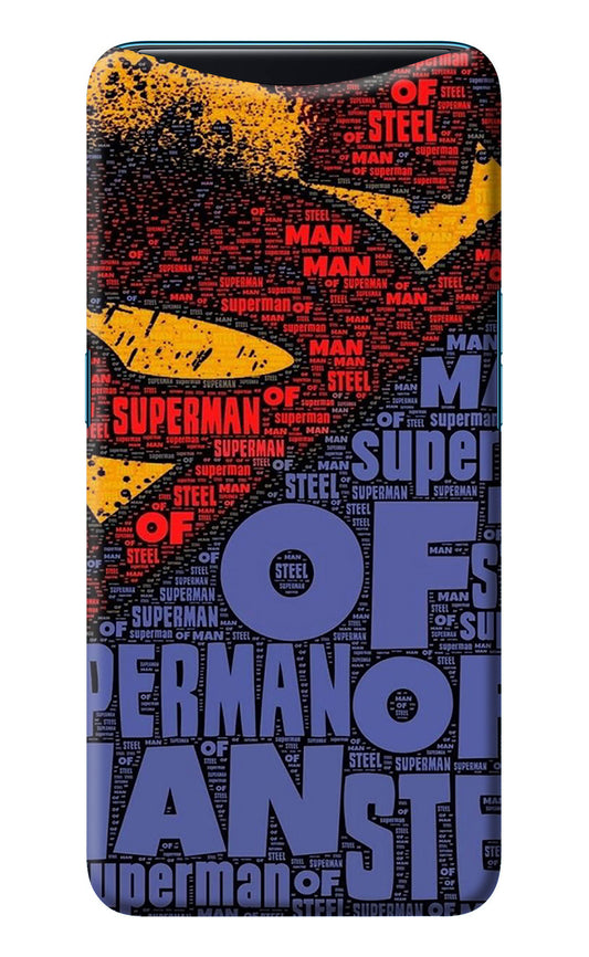 Superman Oppo Find X Back Cover