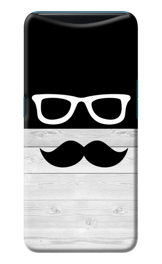 Mustache Oppo Find X Back Cover