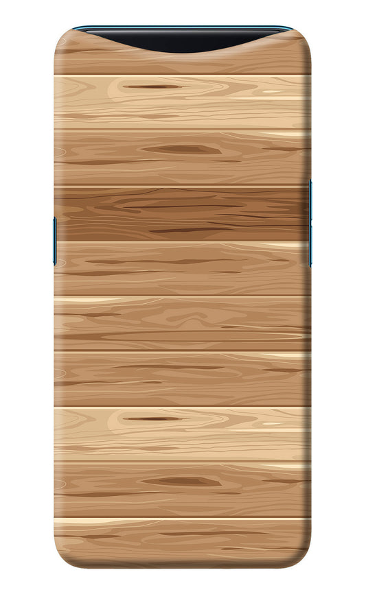 Wooden Vector Oppo Find X Back Cover