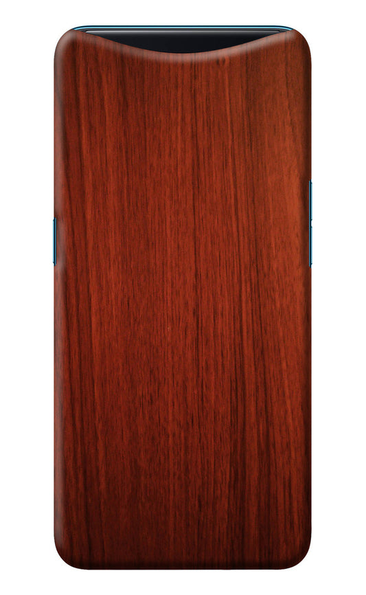 Wooden Plain Pattern Oppo Find X Back Cover