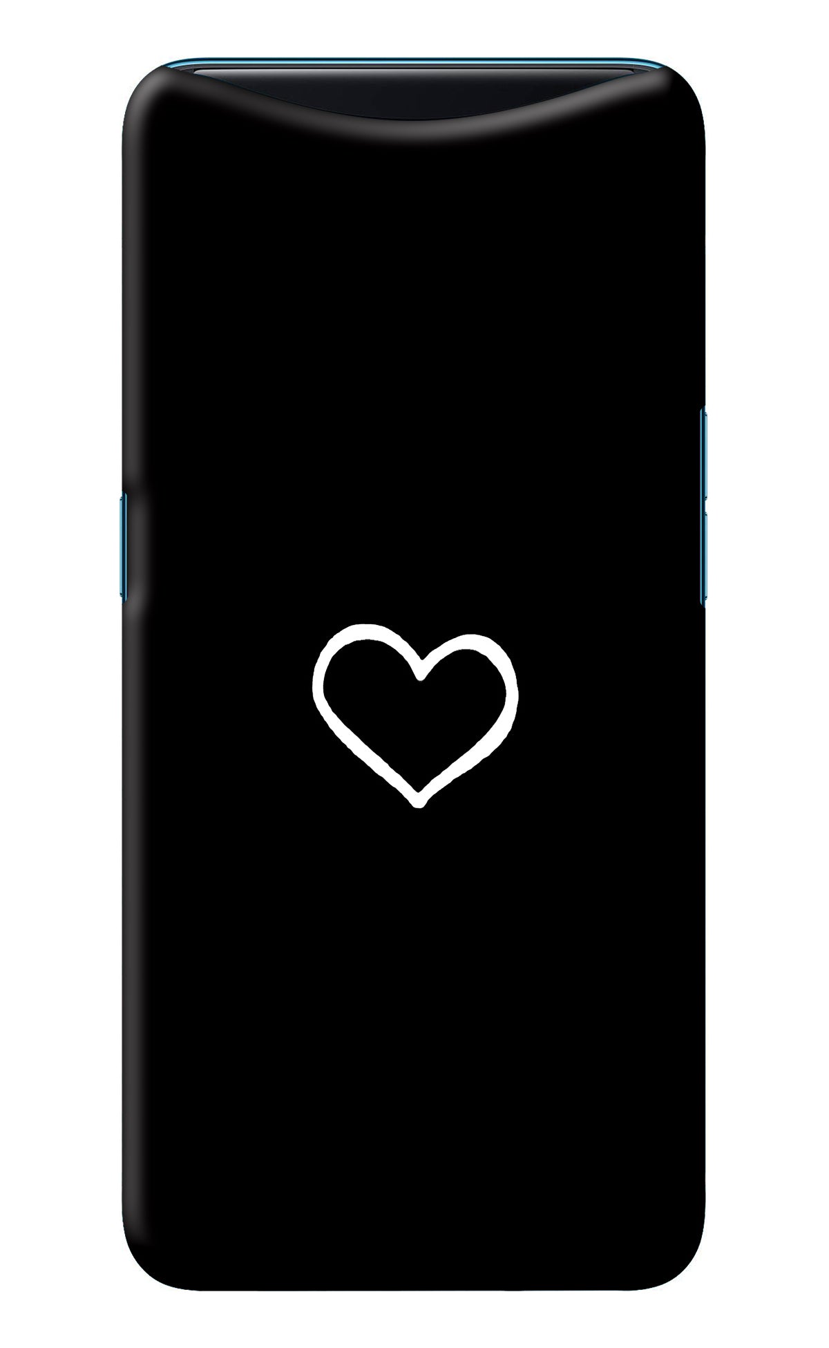 Heart Oppo Find X Back Cover