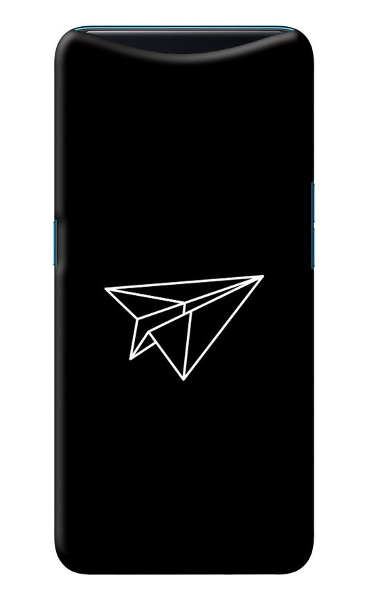 Paper Plane White Oppo Find X Back Cover