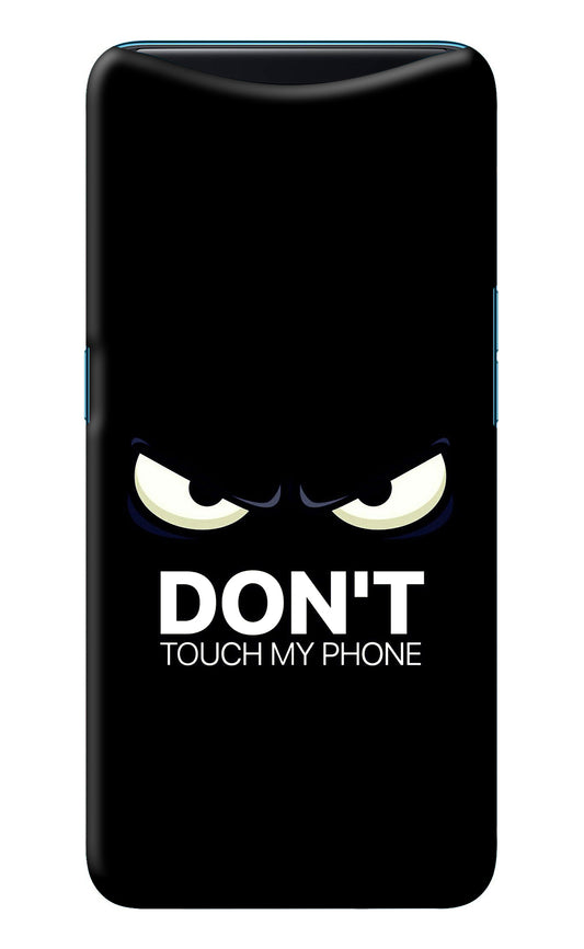 Don'T Touch My Phone Oppo Find X Back Cover