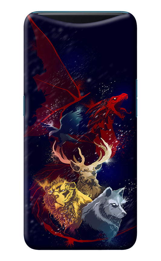 Game Of Thrones Oppo Find X Back Cover