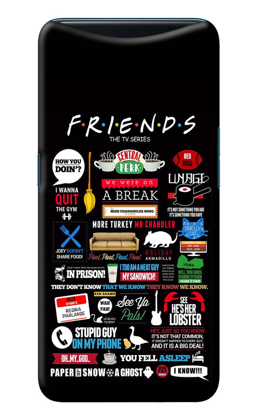 FRIENDS Oppo Find X Back Cover