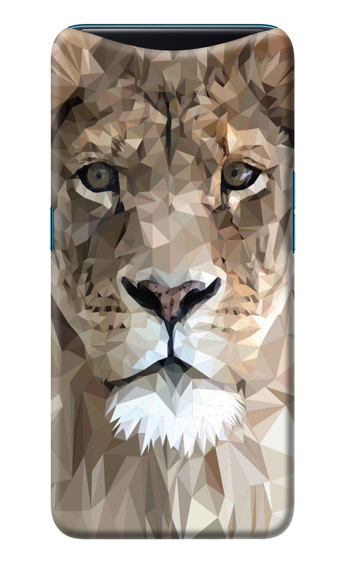 Lion Art Oppo Find X Back Cover