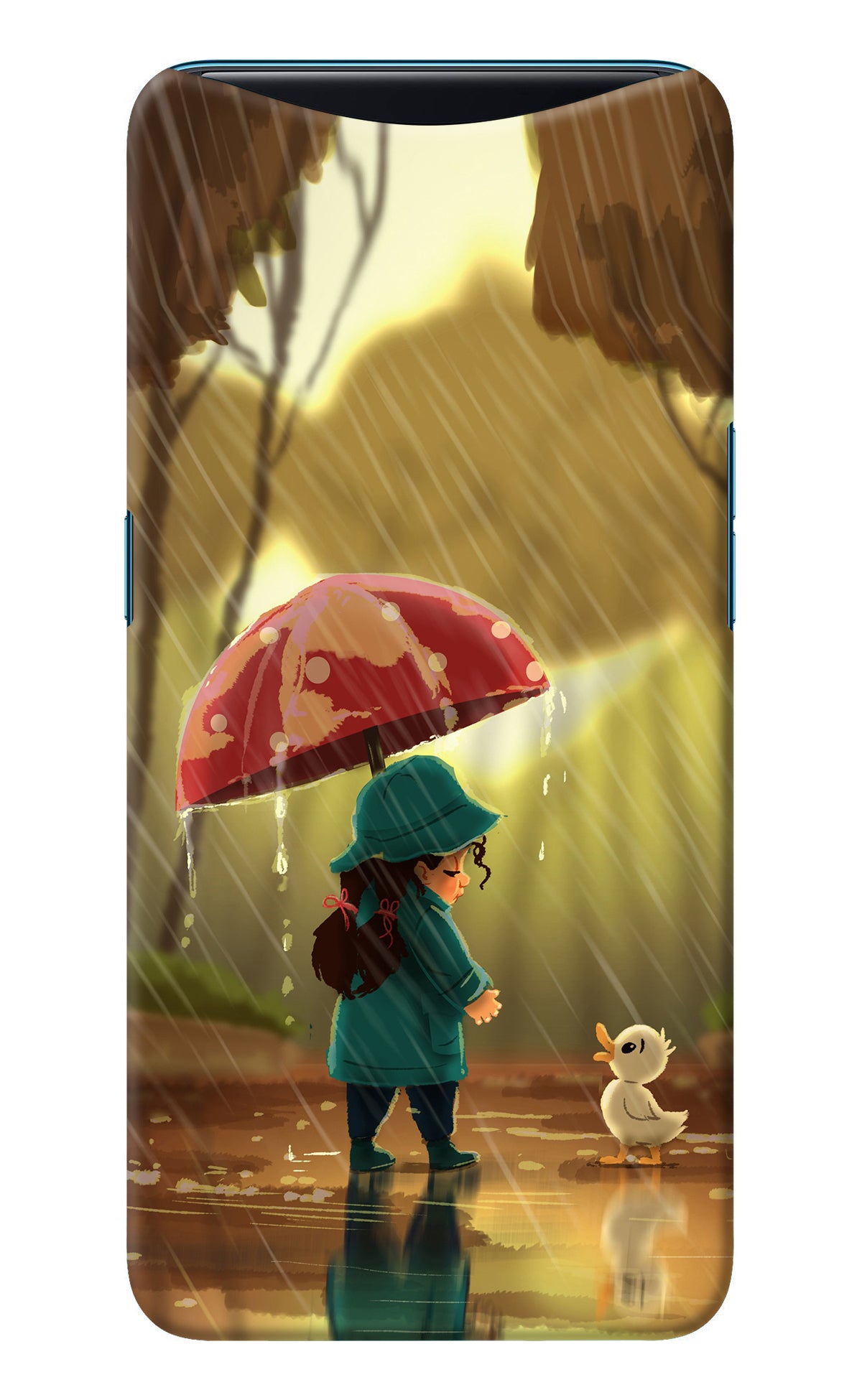 Rainy Day Oppo Find X Back Cover