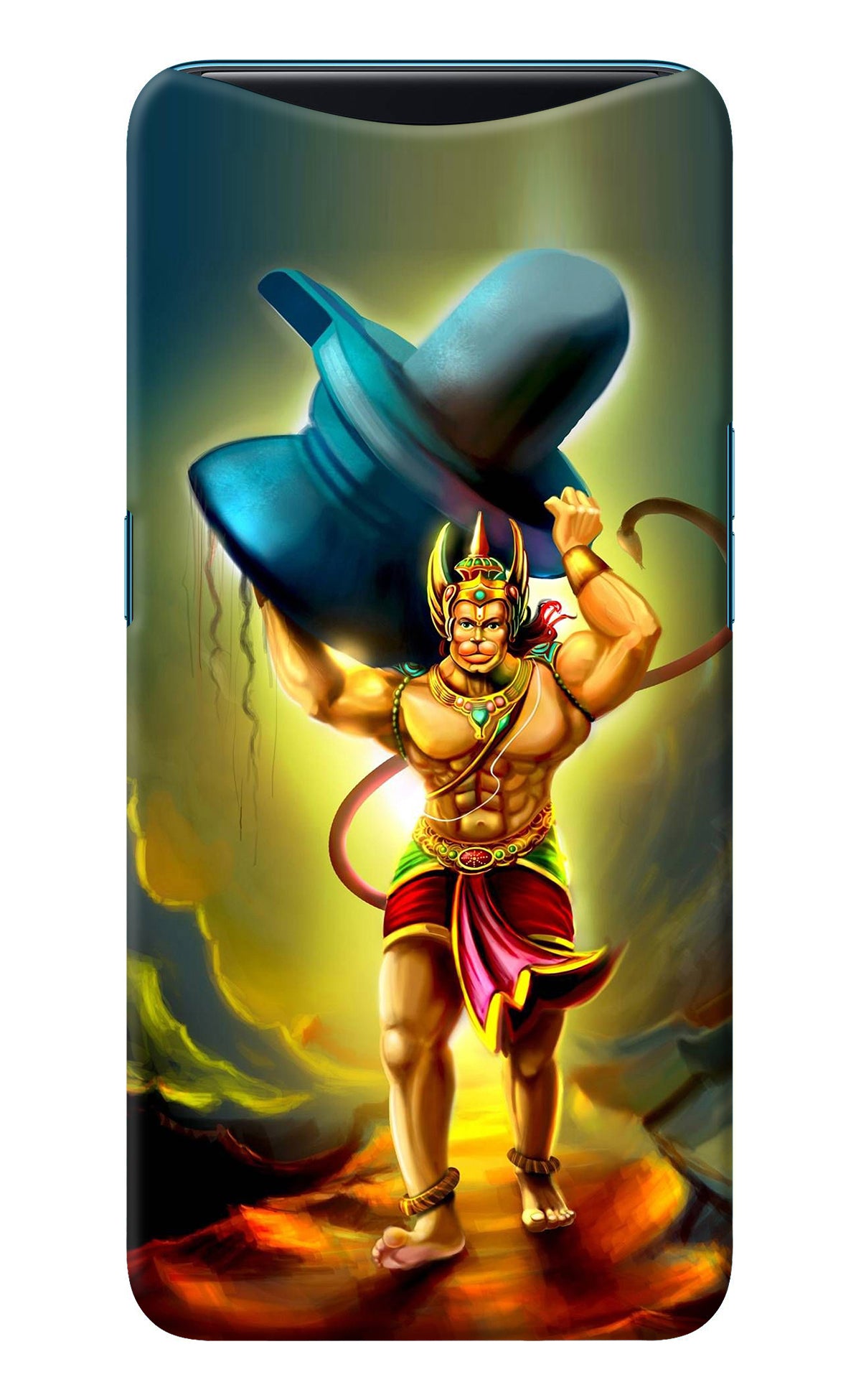 Lord Hanuman Oppo Find X Back Cover