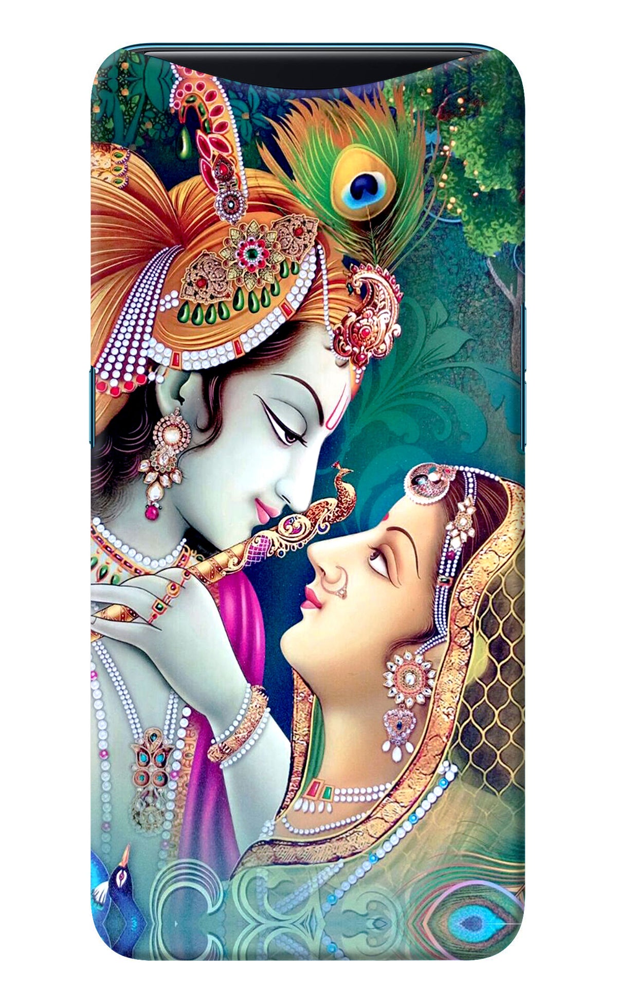 Lord Radha Krishna Oppo Find X Back Cover