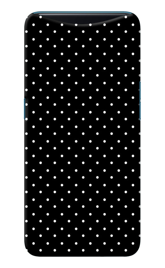 White Dots Oppo Find X Back Cover