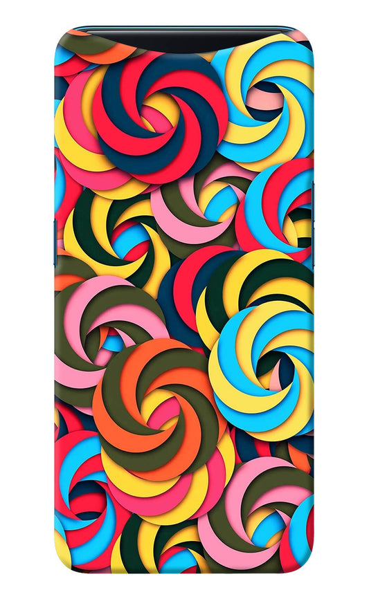 Spiral Pattern Oppo Find X Back Cover