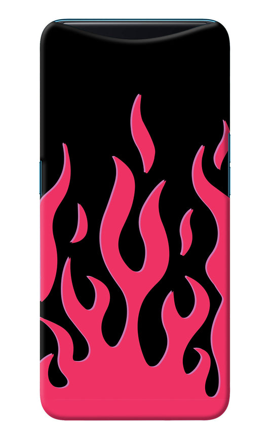 Fire Flames Oppo Find X Back Cover