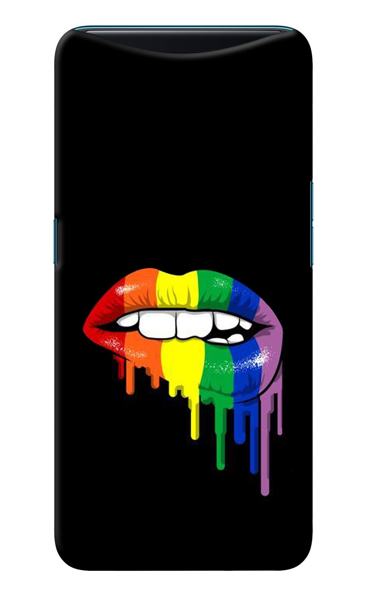 Lips Biting Oppo Find X Back Cover