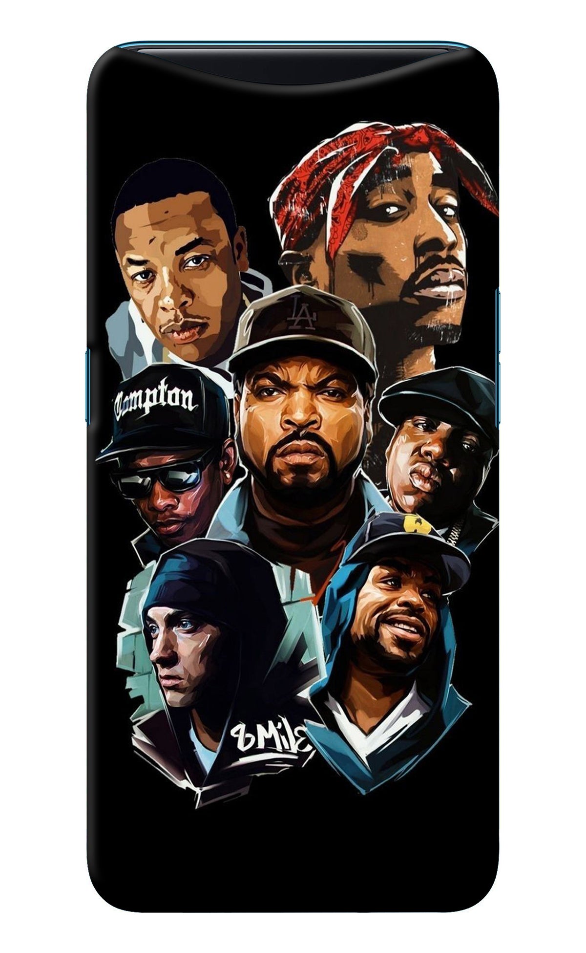 Rappers Oppo Find X Back Cover