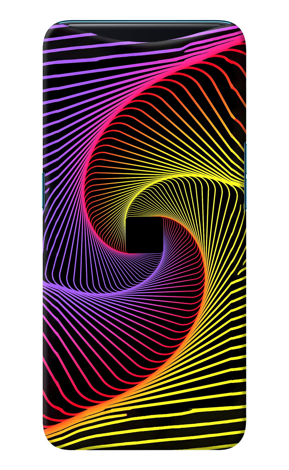 Colorful Strings Oppo Find X Back Cover