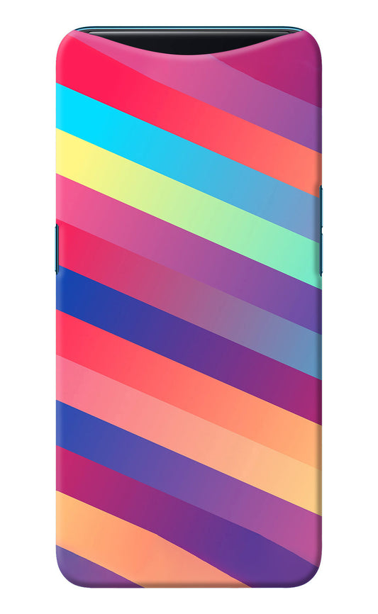 Stripes color Oppo Find X Back Cover