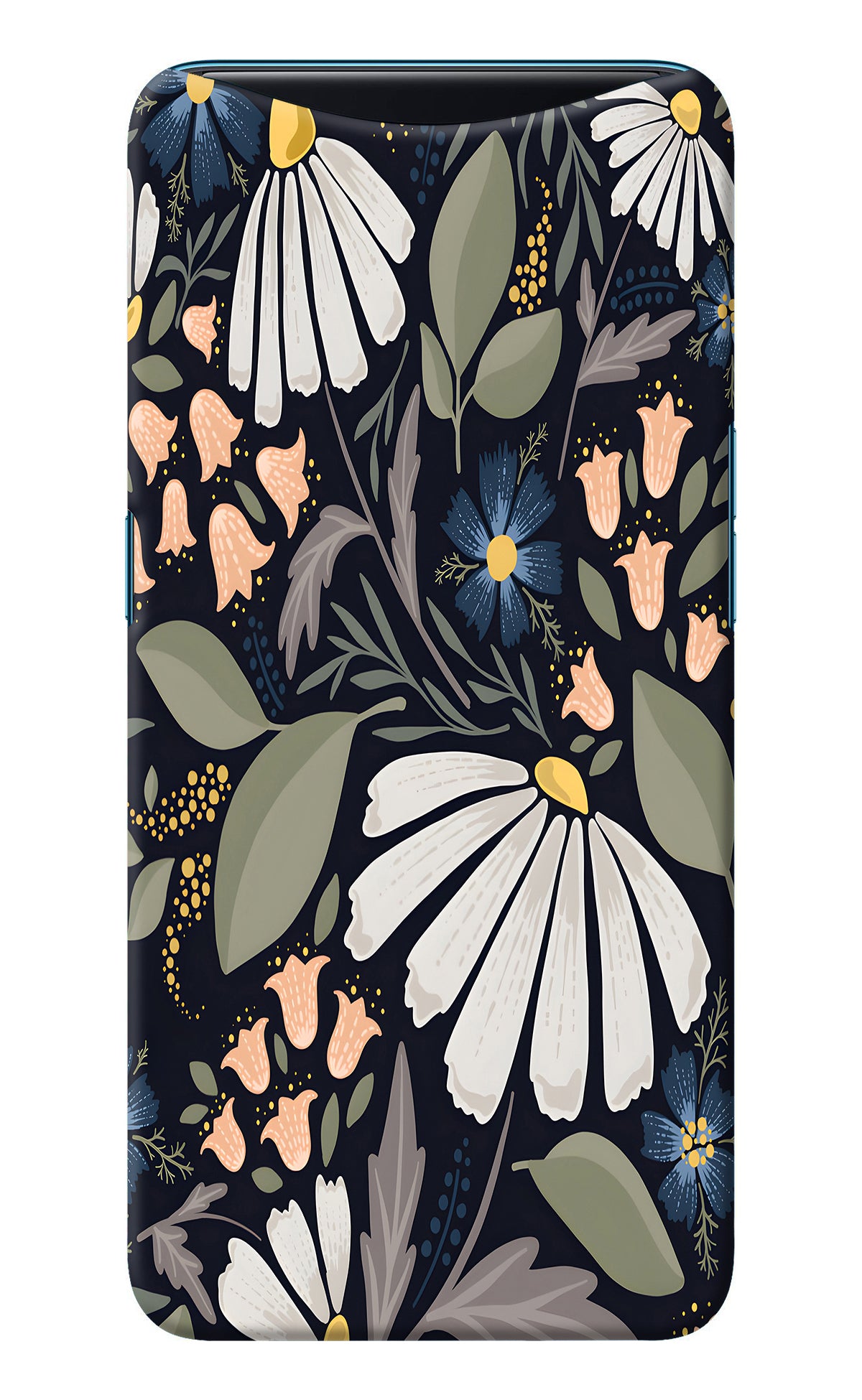 Flowers Art Oppo Find X Back Cover