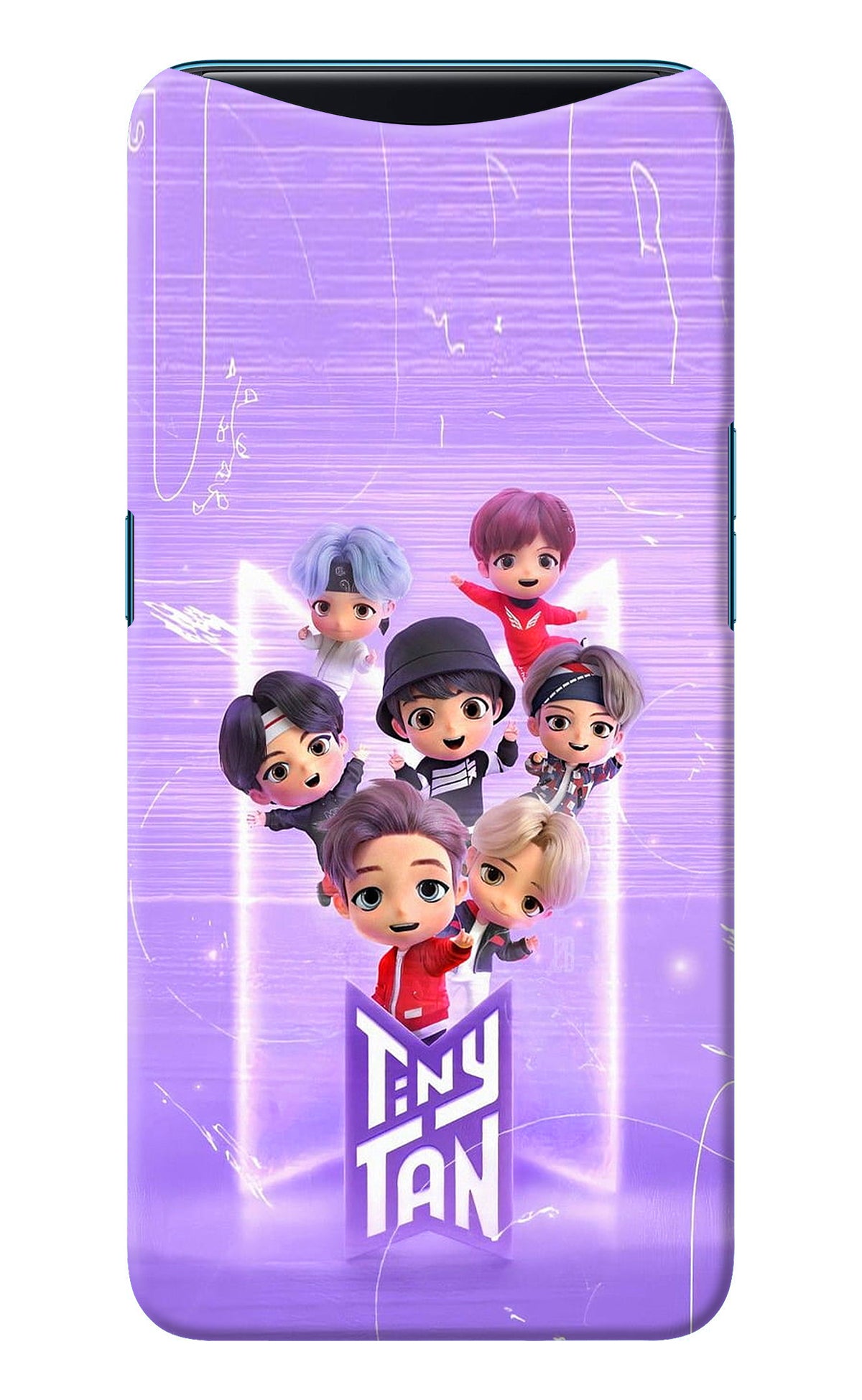 BTS Tiny Tan Oppo Find X Back Cover