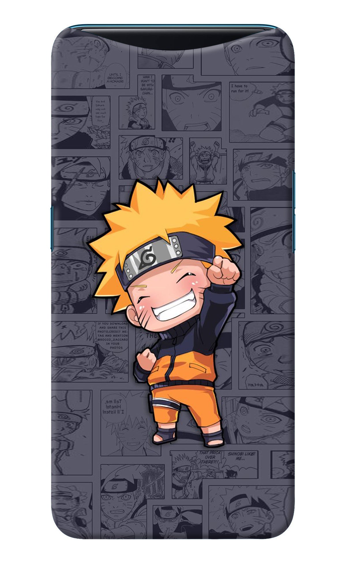 Chota Naruto Oppo Find X Back Cover