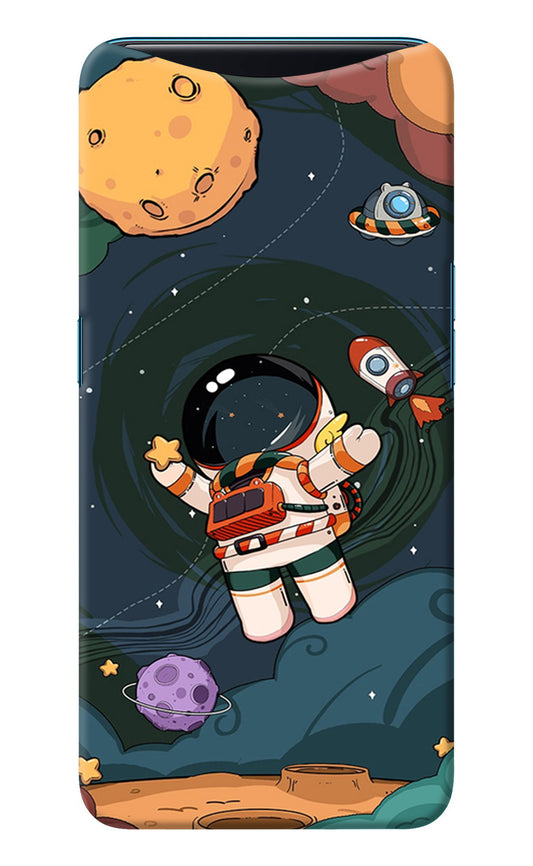 Cartoon Astronaut Oppo Find X Back Cover