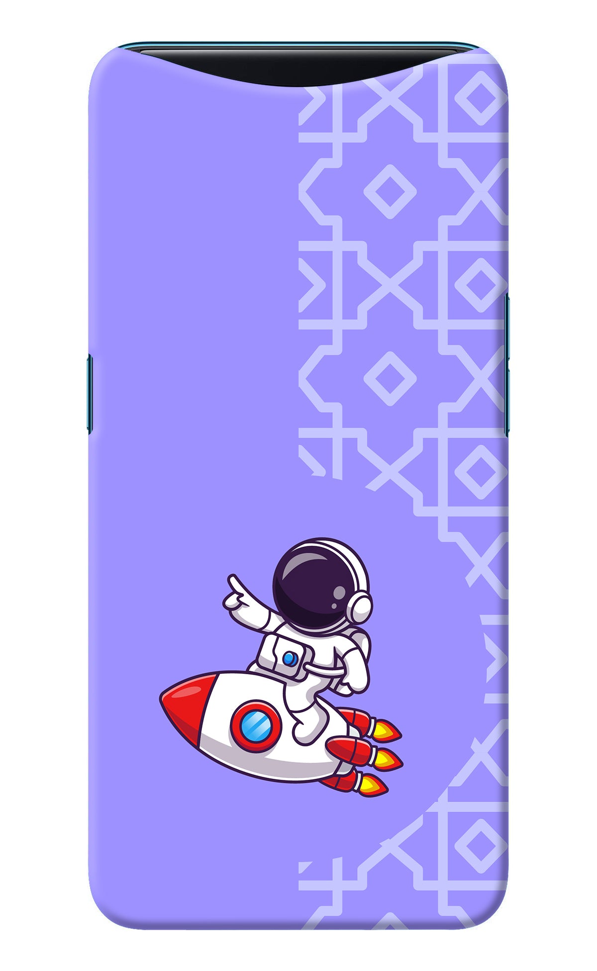 Cute Astronaut Oppo Find X Back Cover