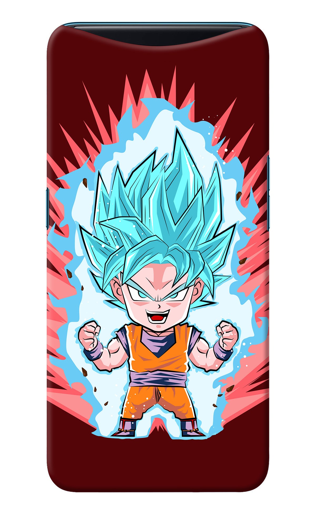 Goku Little Oppo Find X Back Cover