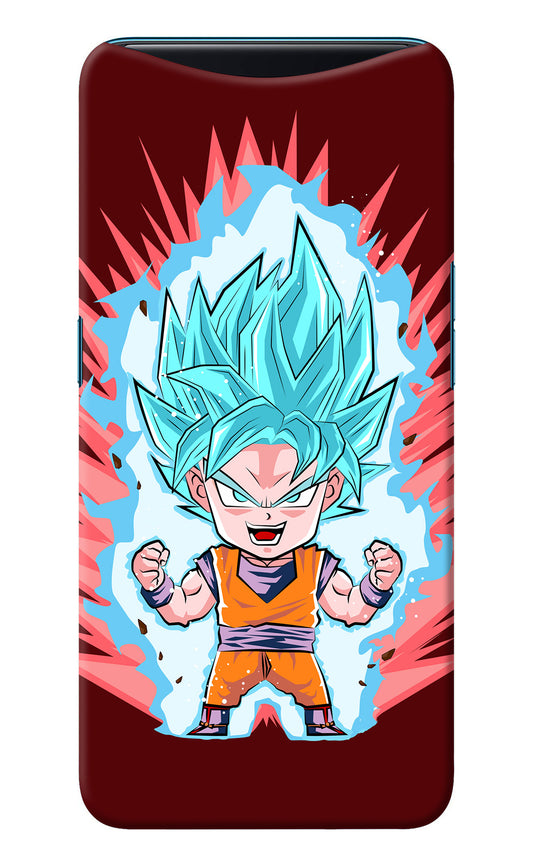 Goku Little Oppo Find X Back Cover